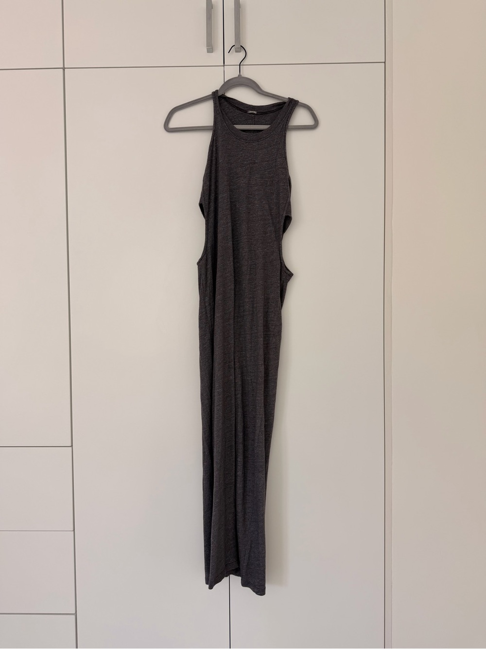 Monrow Charcoal Grey Maxi Dress
